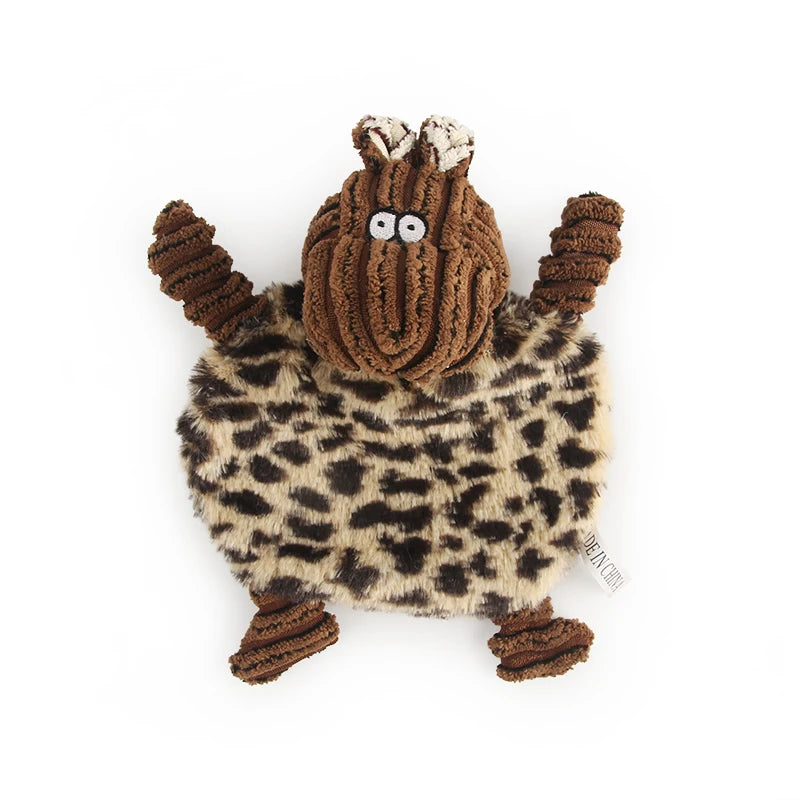 Corduroy Sound Pet Toy Dog Squeak Toy for Rabbit Mouse Cattle Clean Teeth Puppy Toys Pet Accessories Small Dog Toy