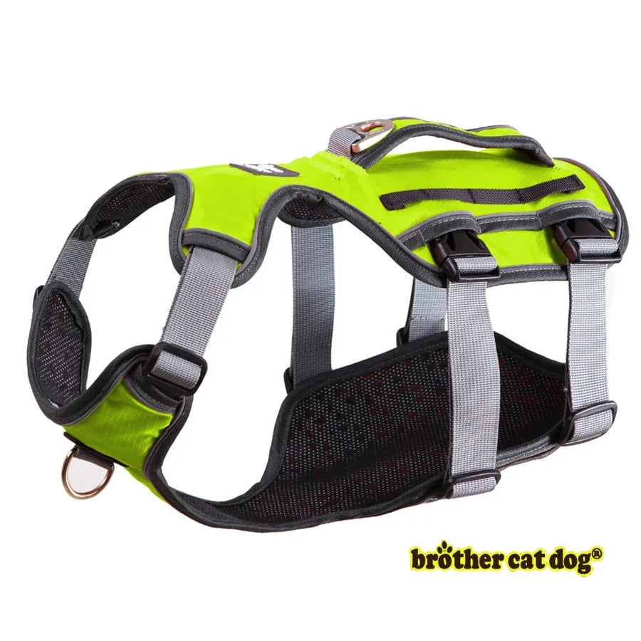 ON SALE Dog Harness Training Vest For Medium Big Dogs Adjustable Strong Outdoor Adventure Travel Harness Pitbull Dropshipping