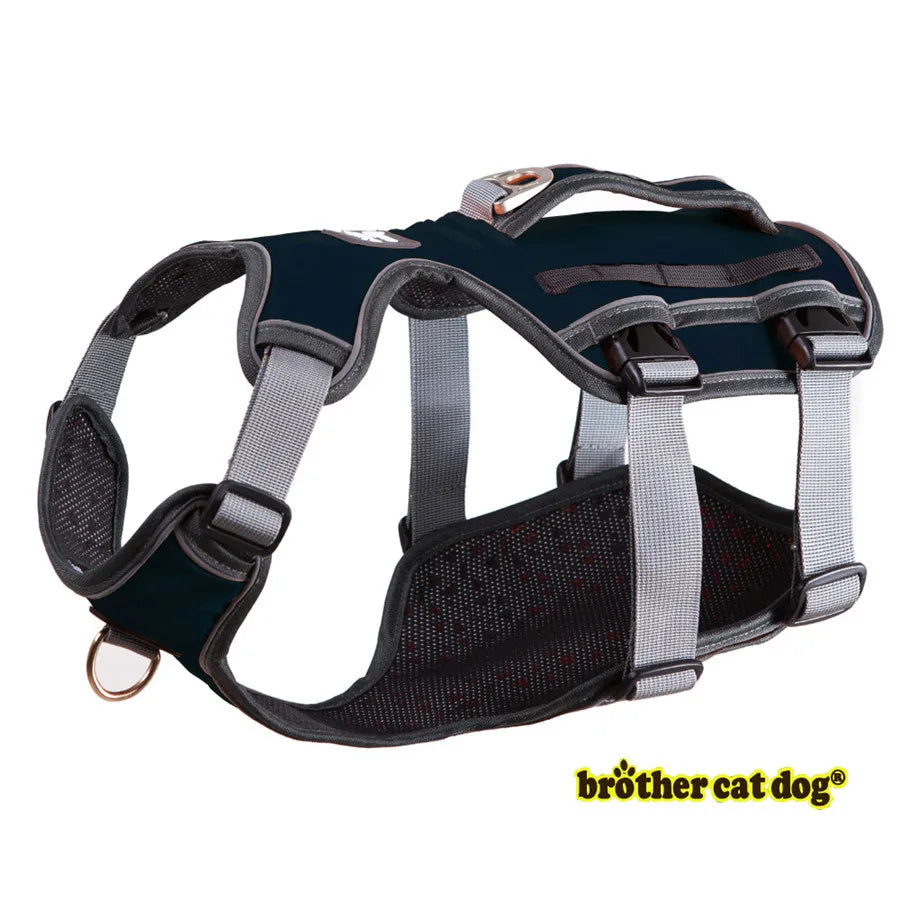 ON SALE Dog Harness Training Vest For Medium Big Dogs Adjustable Strong Outdoor Adventure Travel Harness Pitbull Dropshipping