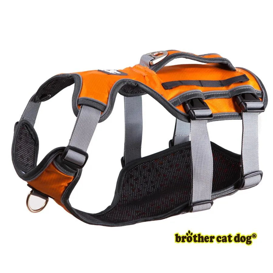 ON SALE Dog Harness Training Vest For Medium Big Dogs Adjustable Strong Outdoor Adventure Travel Harness Pitbull Dropshipping