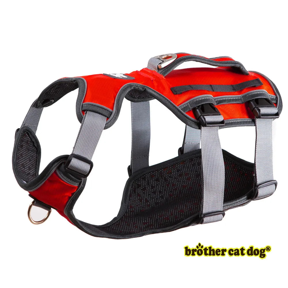 ON SALE Dog Harness Training Vest For Medium Big Dogs Adjustable Strong Outdoor Adventure Travel Harness Pitbull Dropshipping