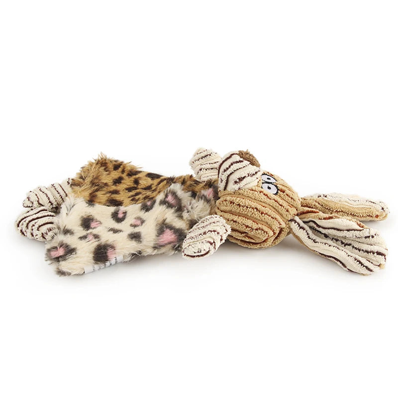 Corduroy Sound Pet Toy Dog Squeak Toy for Rabbit Mouse Cattle Clean Teeth Puppy Toys Pet Accessories Small Dog Toy