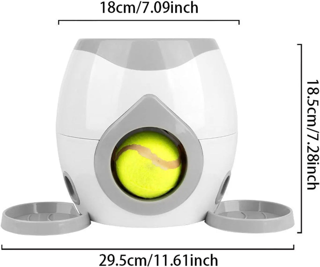 Dog Tennis Food Reward Machine Dog Interactive Training Smart Food Leaker Snack Machine Ball Machine Interactive Fun Dog Toy