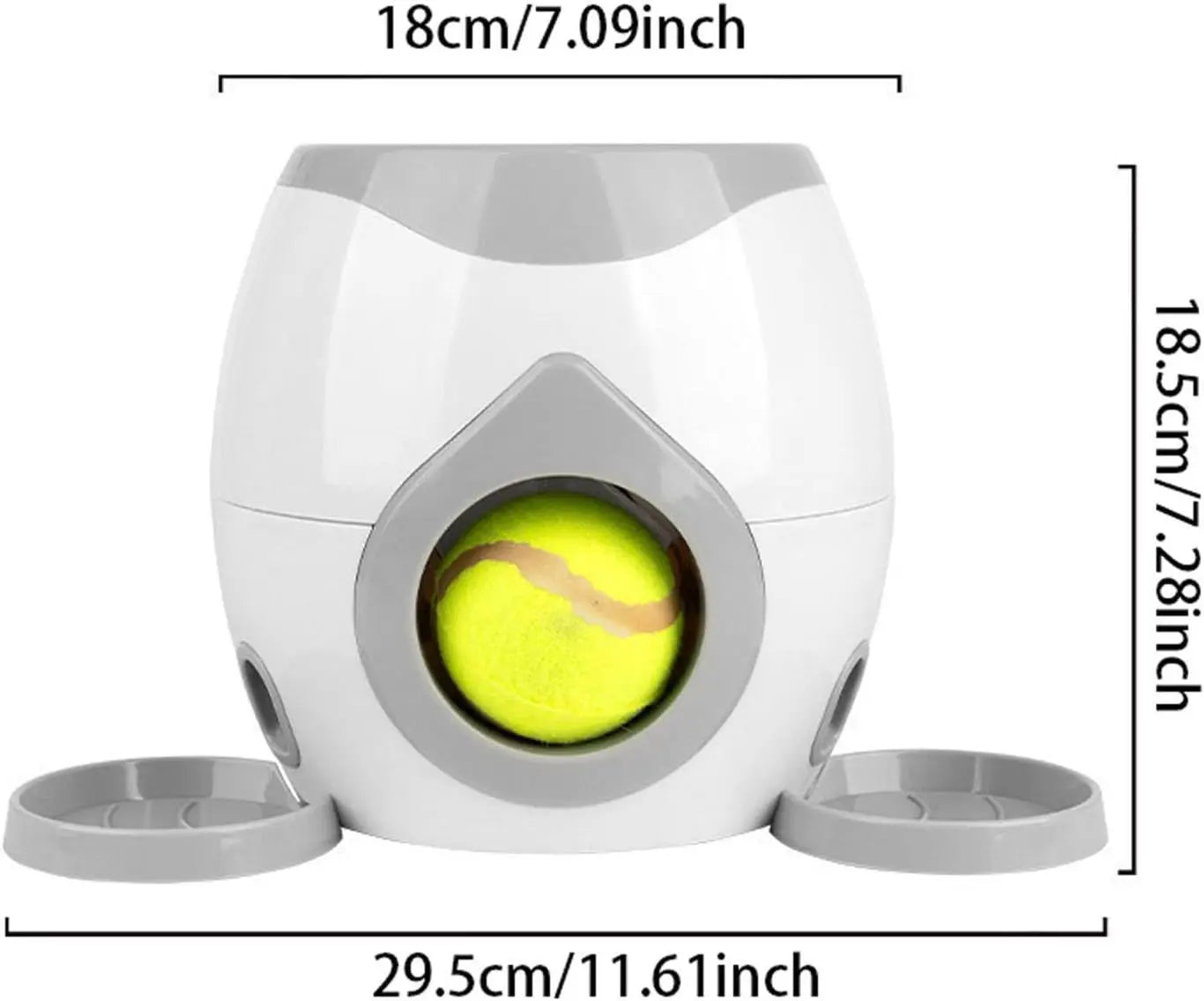 Dog Tennis Food Reward Machine Dog Interactive Training Smart Food Leaker Snack Machine Ball Machine Interactive Fun Dog Toy