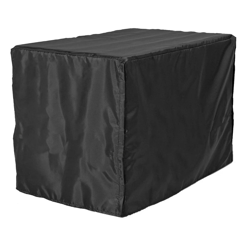 Universal Double Door Dog Crate Cover, Wire Dog Cage Cover Roller Shades, Waterproof Durable Lightweight