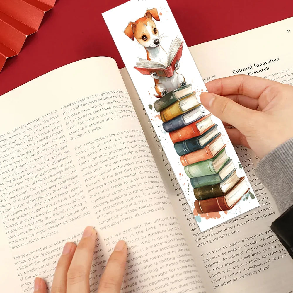 32pcs, creative dog bookmarks, cartoon cute dogs, perfect for teachers, readers and book lovers, birthday gift.