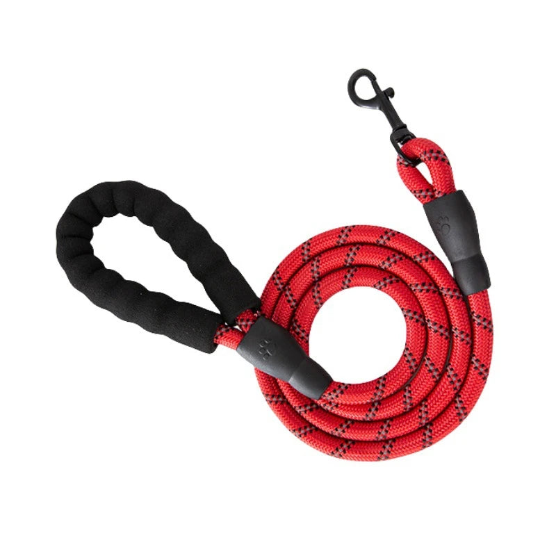 3M Reflective Dog Leash With Comfortable Padded Handle Double Heavy Duty Traction Rope  for Dogs Suitable Small to Large Dogs
