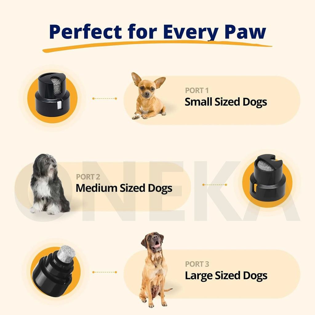 Pet Nail Grinder | Whisper Quiet Claw Trimmer for Dogs, Cats and Other Animals | Safe & Stress Free Nail Grooming Gift Idea