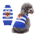 Winter Christmas Dog Sweater Cute Puppy Clothes Bichon Poodle Labrador Golden Retriever Warm Acrylic Knit Outfit Dog Sweaters