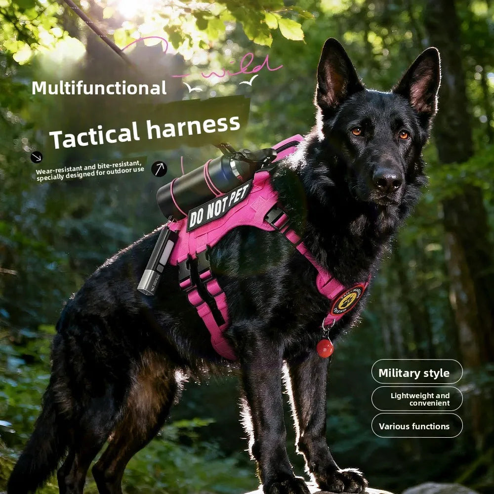 No Pull Dog Harness with Handle Soft Padded Vest Easy Control Reflective for Small Medium Large Dogs Outdoor Walking Training