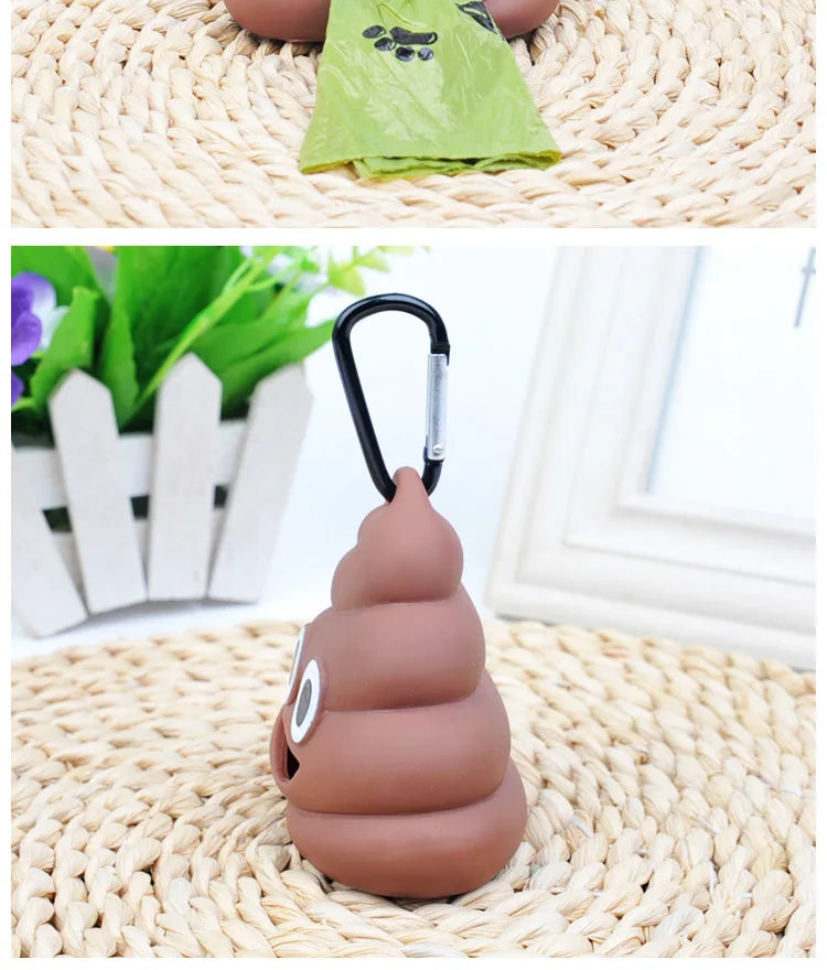 Pet Supplies - Garbage Bag Dispenser. Portable Degradable Dog Toilet Bag and Stool Storage Box for Cats and Dogs to Go Out