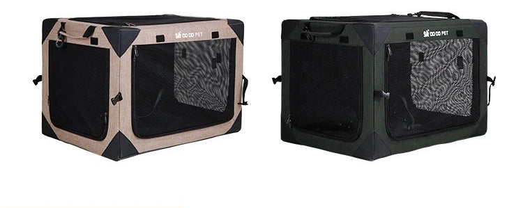 Dog Crate Travel Foldable Pet Crate for Puppy/Small Dog 18 Lbs Soft Cat Carrier Fit for Indoor & Outdoor/Car Back Seat/Trunk