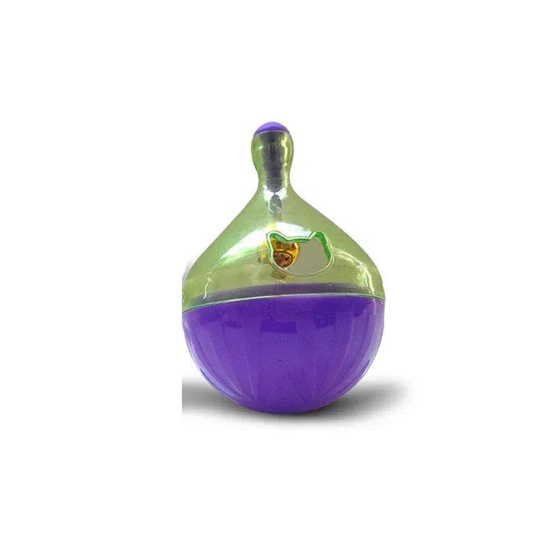 New Pet Toy Food Leakage Tumbler Feeder Treat Ball Cute Little Mouse Toys Interactive Toy for Cat Food Slow Feeding Supplies