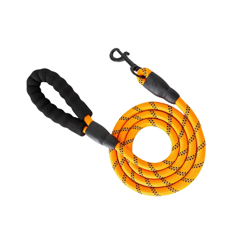3M Reflective Dog Leash With Comfortable Padded Handle Double Heavy Duty Traction Rope  for Dogs Suitable Small to Large Dogs