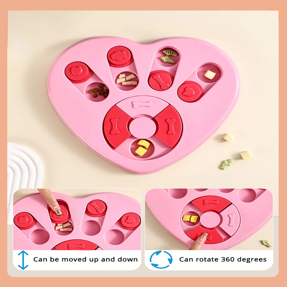 Dog Treat Dispensing Toy For Mental Stimulation Slow Feeding Interactive Dog Puzzle Toy Small Medium Dogs Training Game