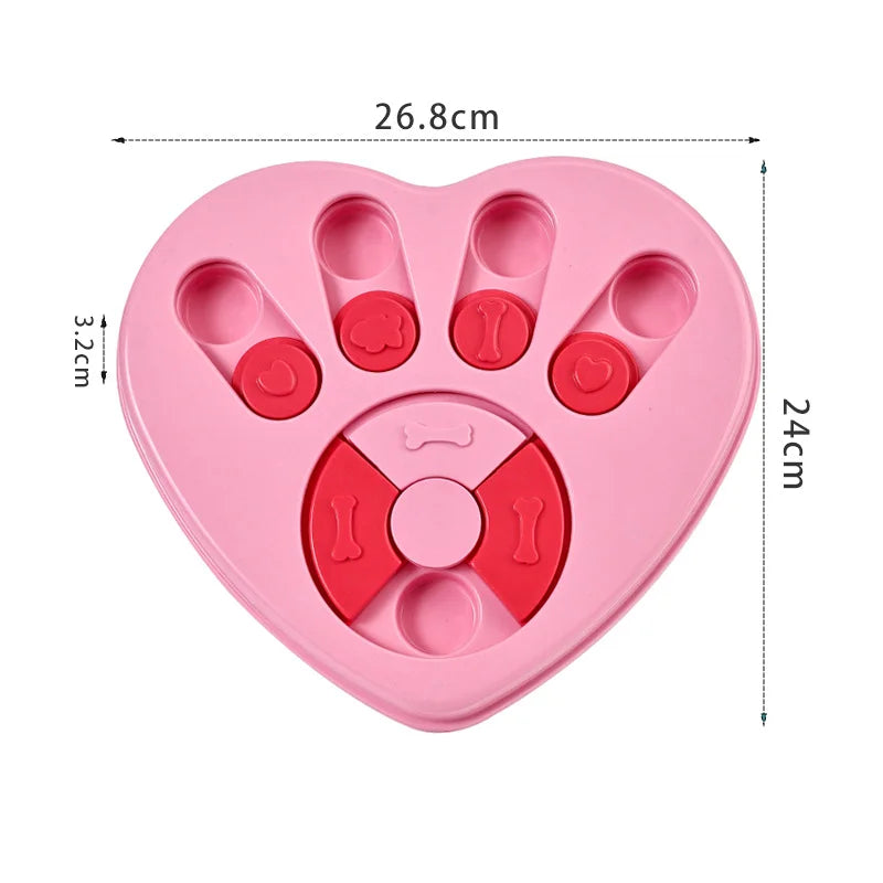 Dog Treat Dispensing Toy For Mental Stimulation Slow Feeding Interactive Dog Puzzle Toy Small Medium Dogs Training Game