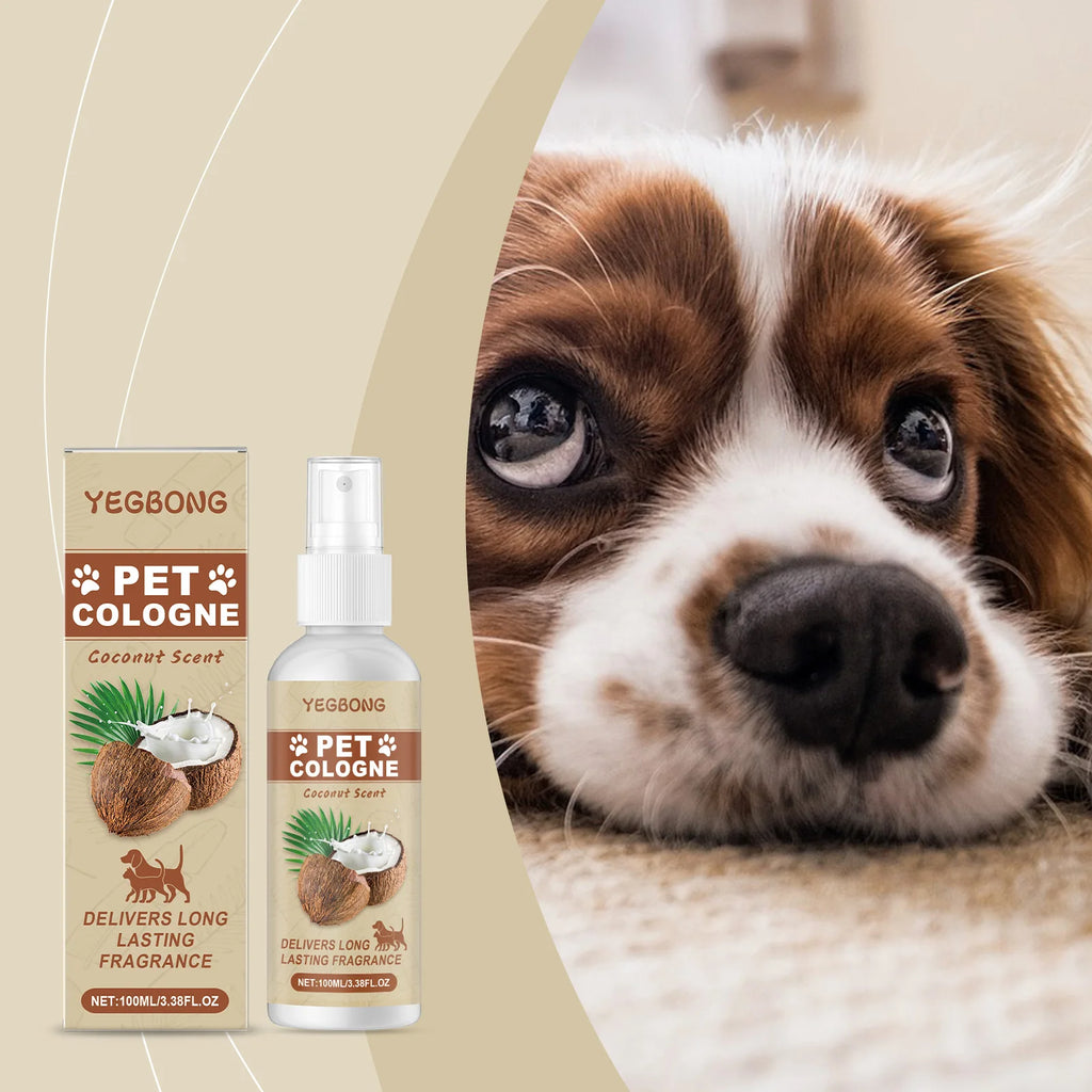 Coconut Scented Pet Odor Eliminator Spray, Indoor Freshening Spray for Cats and Dogs, Cleans and Eliminates Odors
