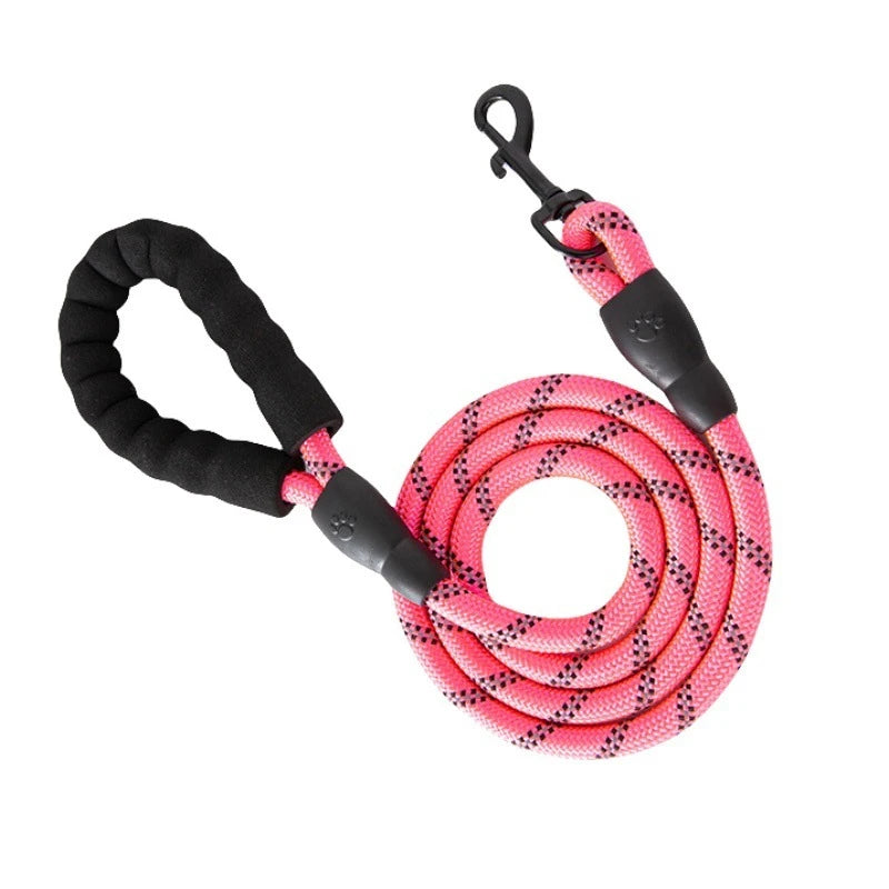 3M Reflective Dog Leash With Comfortable Padded Handle Double Heavy Duty Traction Rope  for Dogs Suitable Small to Large Dogs