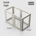 Indoor Dog Fences Cages Backyard Transparent Dog Enclosure High Home Puppy Playpen Small Animals Crate Portable Pet Corral