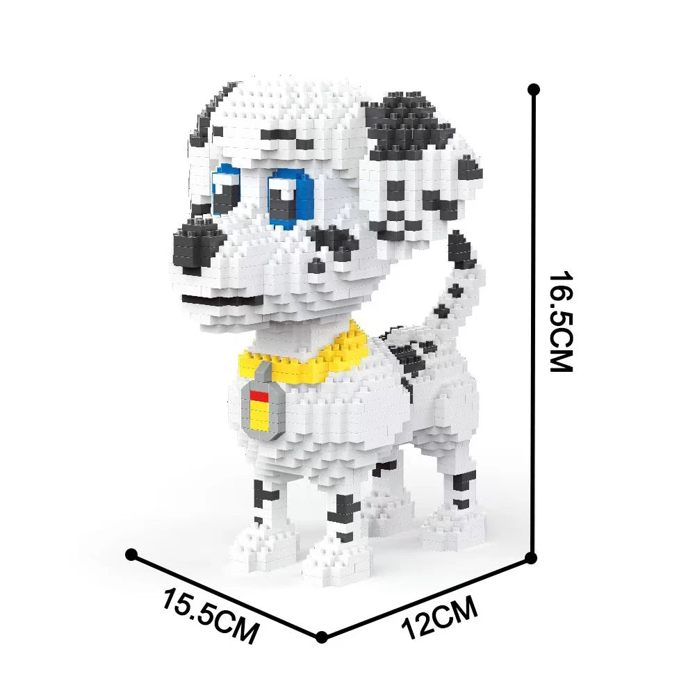 Knew Built Corgi Dog Micro Mini Building Blocks Toys: Adorable Model for Pet Lovers, Recreation, Perfect Display and Gift Idea