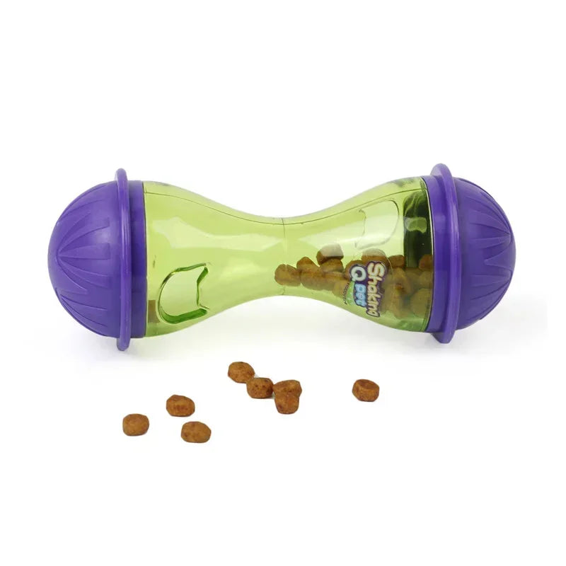 New Pet Toy Food Leakage Tumbler Feeder Treat Ball Cute Little Mouse Toys Interactive Toy for Cat Food Slow Feeding Supplies