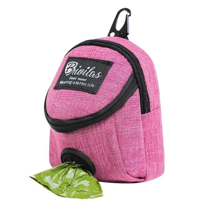 Pet Dog Treat Pouch Poop Dispenser Portable Multifunction Dog training bag Outdoor Travel Dog Bag Durable Pet accessories