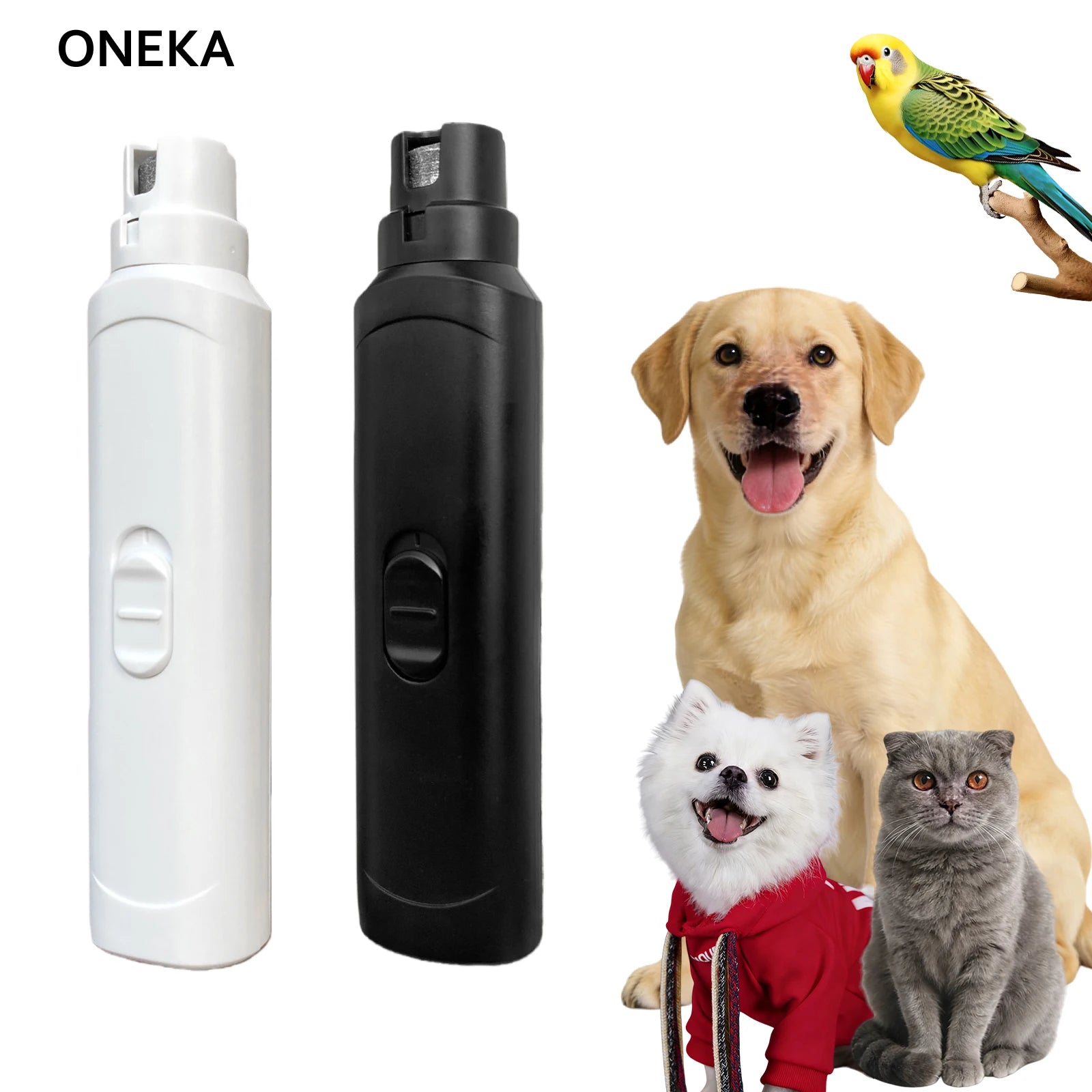 Pet Nail Grinder | Whisper Quiet Claw Trimmer for Dogs, Cats and Other Animals | Safe & Stress Free Nail Grooming Gift Idea