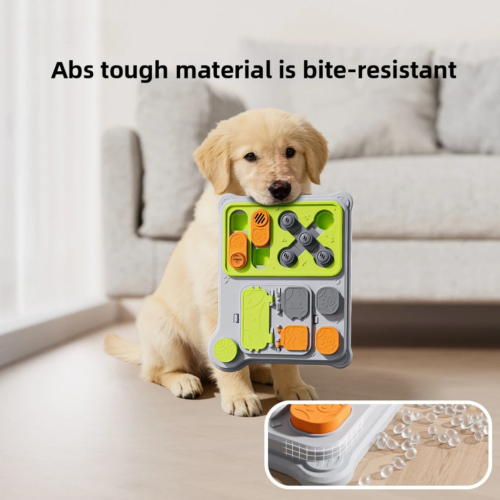 Dog Brain Training Toy & Food Dispenser: Interactive puzzle feeder for small and medium dogs, brand new item.