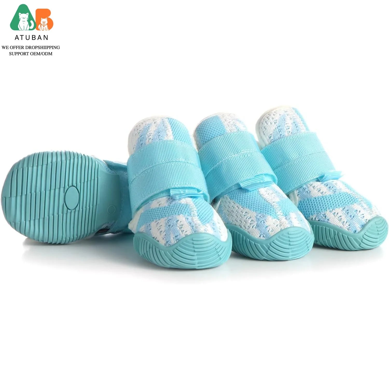Breathable Dog Boots for Dogs,Non-Slip Dog Shoes for Winter Snow and Summer Hot Pavement,Lightweight Paw Protector Dog Booties