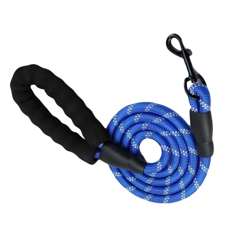 3M Reflective Dog Leash With Comfortable Padded Handle Double Heavy Duty Traction Rope  for Dogs Suitable Small to Large Dogs