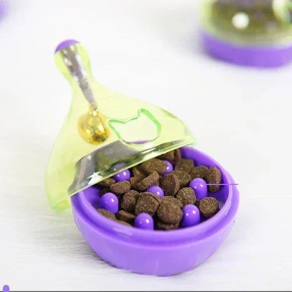 New Pet Toy Food Leakage Tumbler Feeder Treat Ball Cute Little Mouse Toys Interactive Toy for Cat Food Slow Feeding Supplies