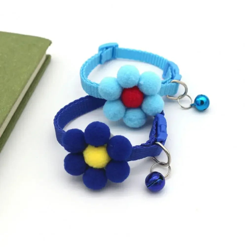 Cute Cat Collar Small Puppy Cat Collars Bow Gatos Kitten Cat Collar Bowknot Necklace with Bell for Dogs Chihuahua Pet Supplies