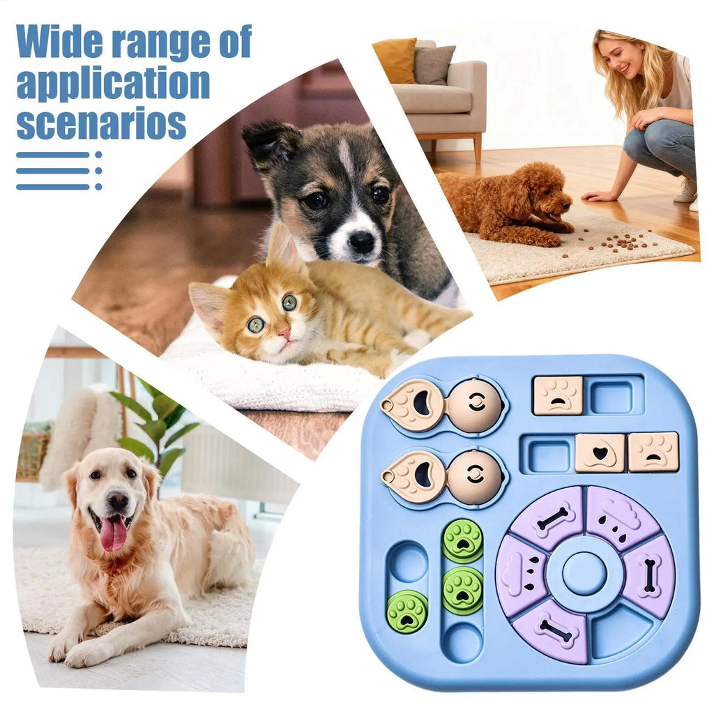 Interactive dog educational toy, interactive treat dispenser, suitable for training and intellectual development, for dogs cats