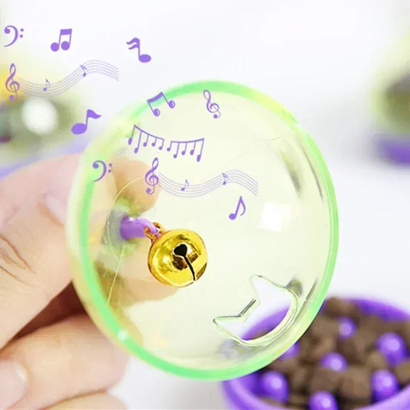 New Pet Toy Food Leakage Tumbler Feeder Treat Ball Cute Little Mouse Toys Interactive Toy for Cat Food Slow Feeding Supplies