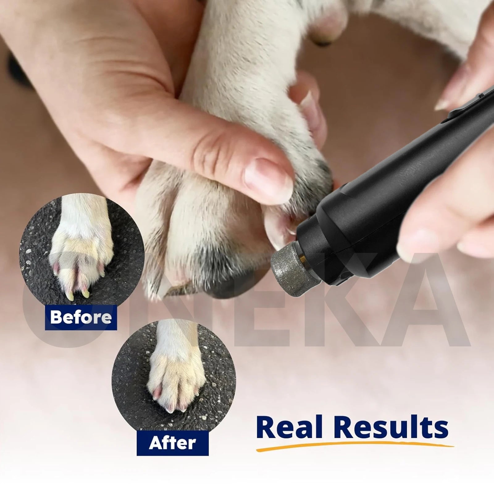 Pet Nail Grinder | Whisper Quiet Claw Trimmer for Dogs, Cats and Other Animals | Safe & Stress Free Nail Grooming Gift Idea