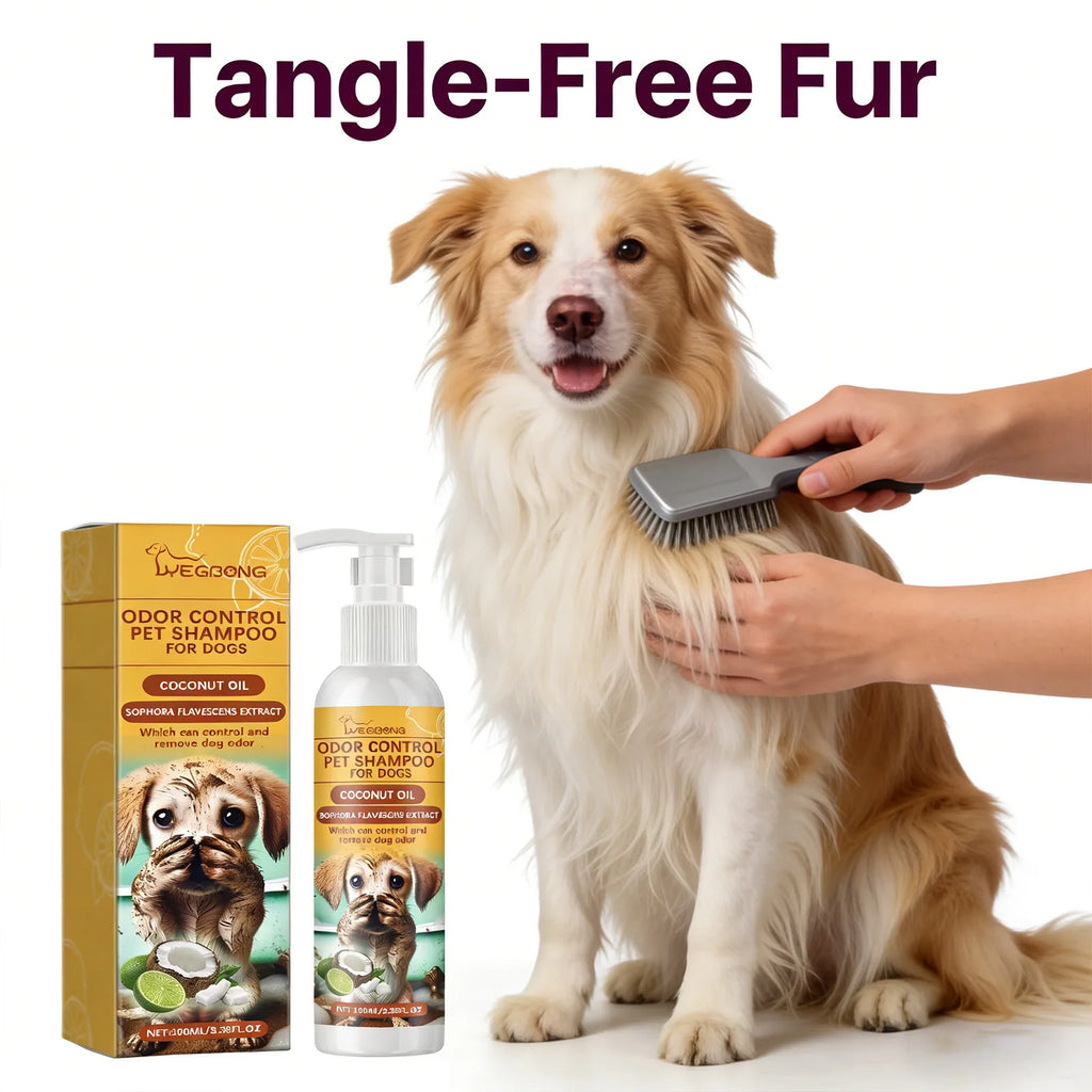 Hypoallergenic Dog Shampoo Removing Stain Eliminate Body Odors Relieve Itching Smooth Hair Without Tangling Pet Cleaning Shampoo