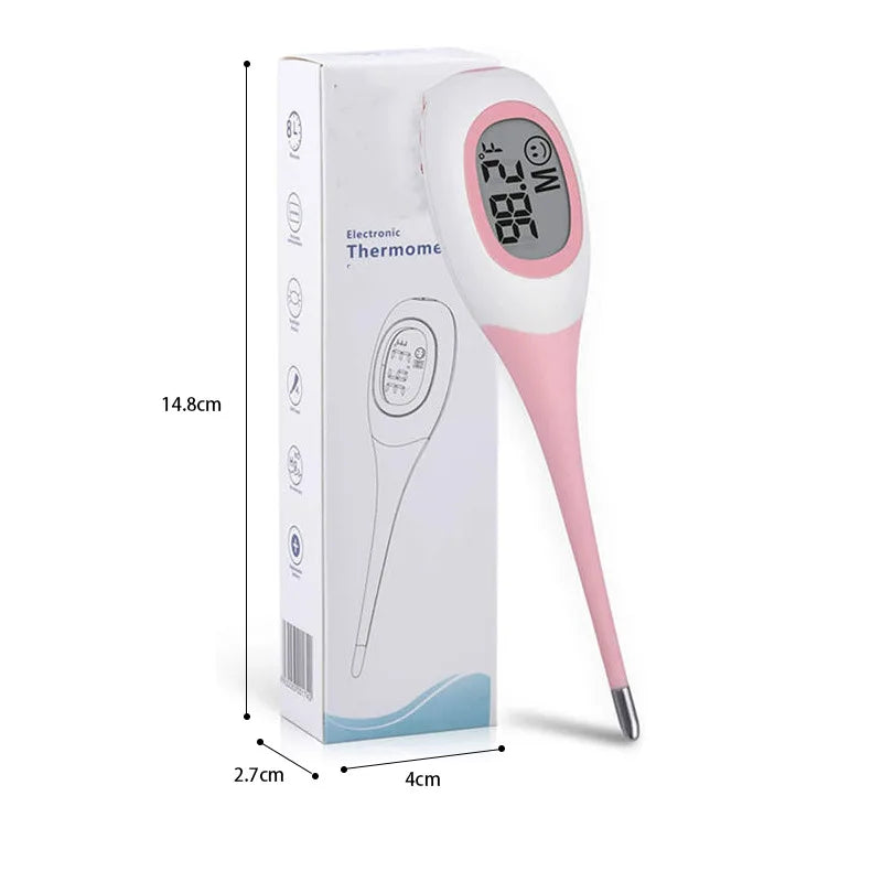 Professional LED Pet Thermometer for Dogs & Cats - Safe Dry/Wet Vet Thermometer, Pet Medical Equipment