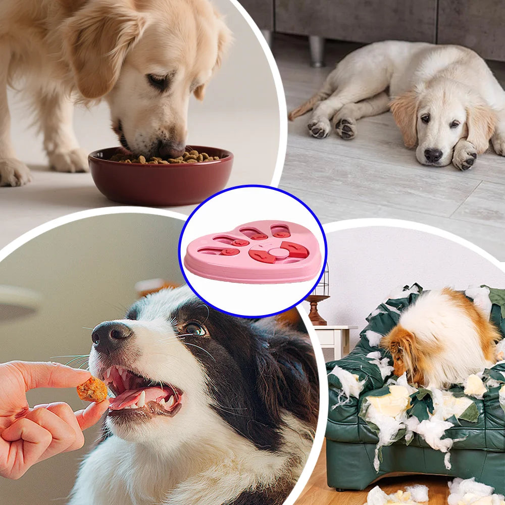 Dog Treat Dispensing Toy For Mental Stimulation Slow Feeding Interactive Dog Puzzle Toy Small Medium Dogs Training Game