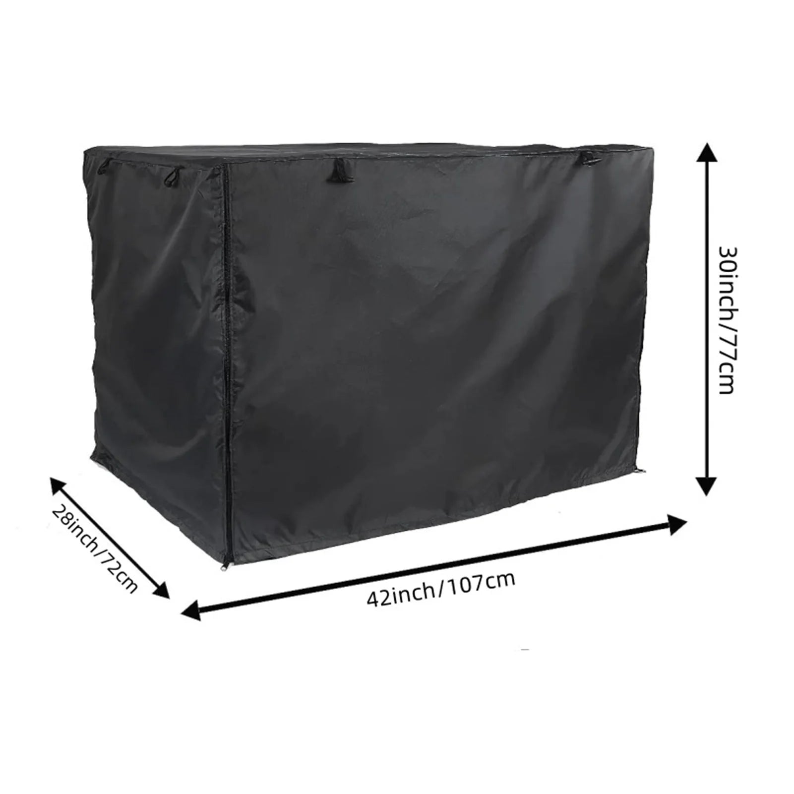 Wire Dog Crate Cover Double Door Privacy Dog Crate Cover 42 Inches Heavy Duty Oxford Fabric Puppy Crate Sunshade For Wire Cage