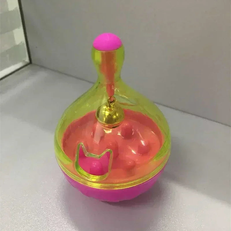 New Pet Toy Food Leakage Tumbler Feeder Treat Ball Cute Little Mouse Toys Interactive Toy for Cat Food Slow Feeding Supplies