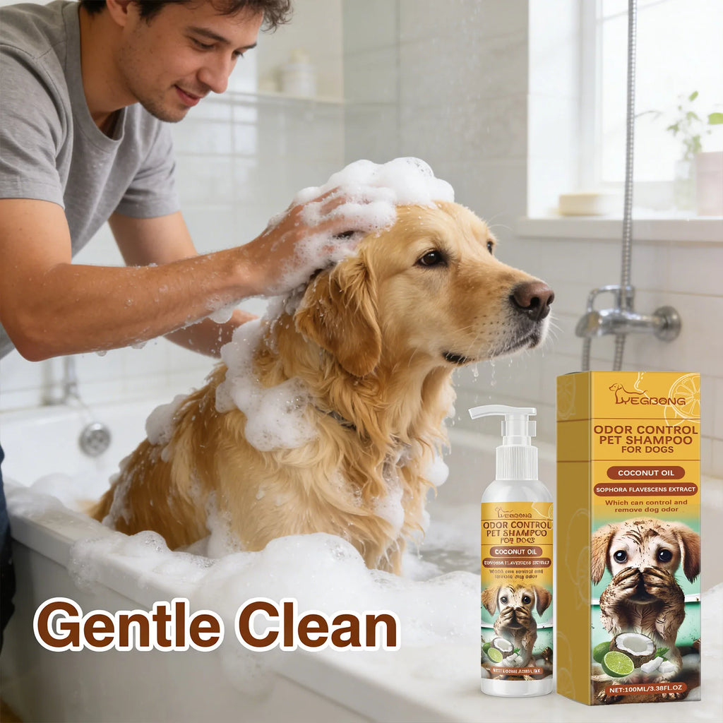 Hypoallergenic Dog Shampoo Removing Stain Eliminate Body Odors Relieve Itching Smooth Hair Without Tangling Pet Cleaning Shampoo