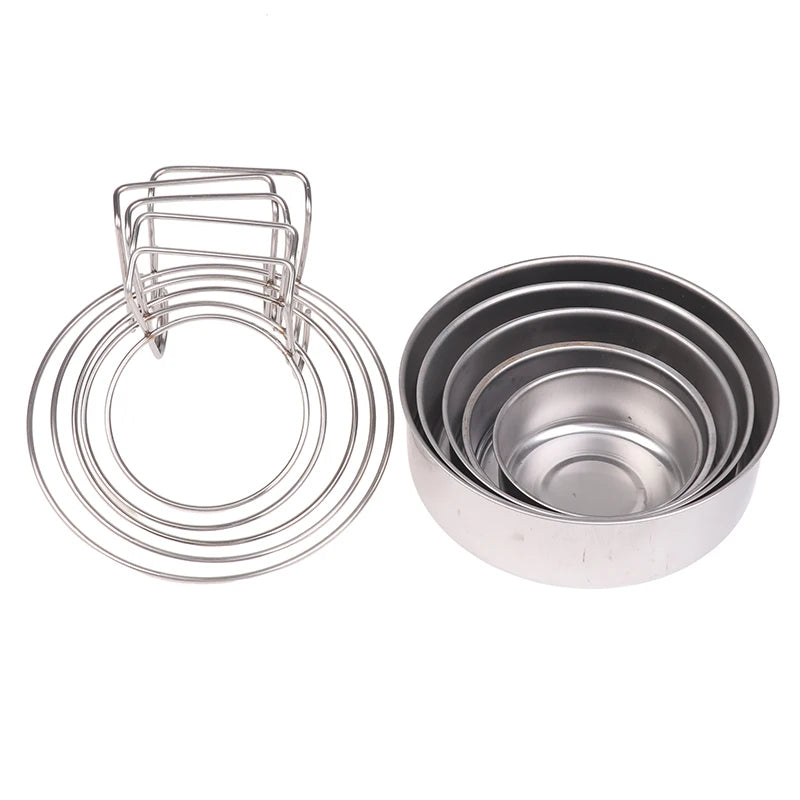 Crate Dog Cat Bowl Stainless Steel Hanging Pet Cage Bowl Food Water Feeder Coop Cup For Cat Puppy Birds Rats 5 Sizes