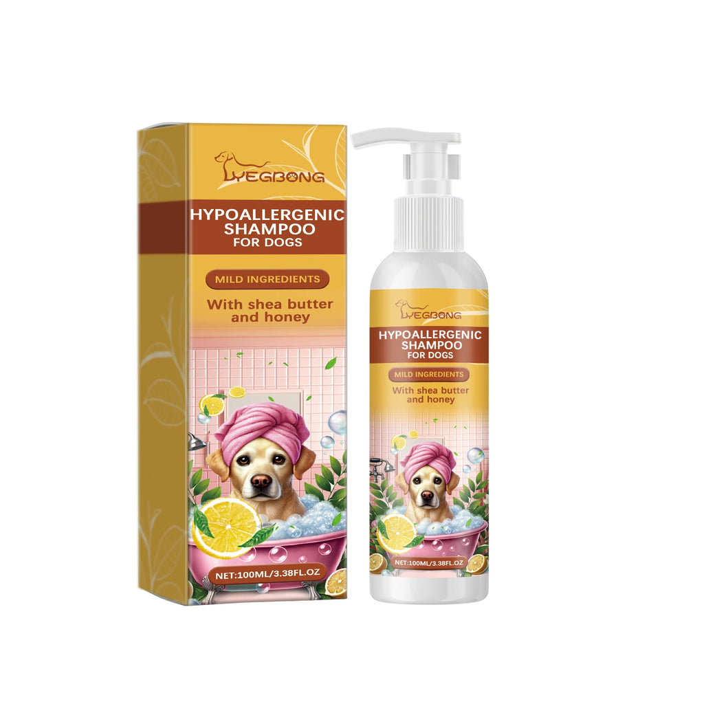 Hypoallergenic Dog Shampoo Removing Stain Eliminate Body Odors Relieve Itching Smooth Hair Without Tangling Pet Cleaning Shampoo