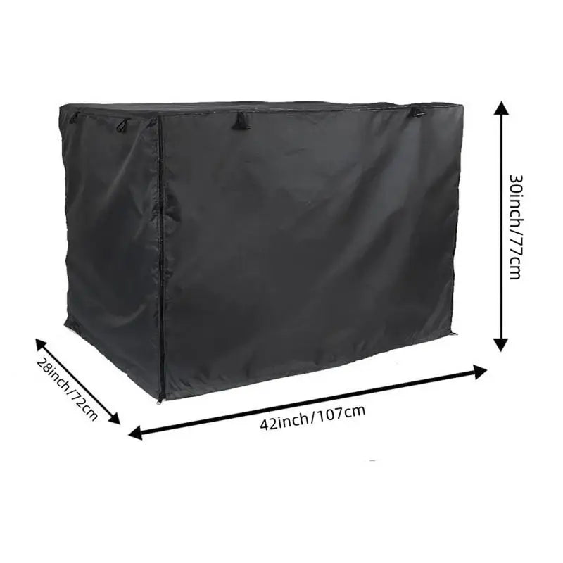 Wire Dog Crate Cover Double Door Privacy Dog Crate Cover 42 Inches Heavy Duty Oxford Fabric Puppy Crate Sunshade For Wire Cage